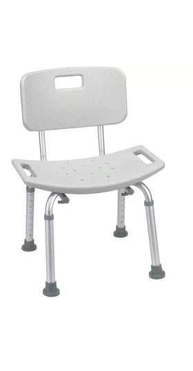 Tool-Free Bath Seat with Back