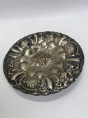 Crosby Silverplate Platter Tray Oval Seashell Scrollwork Edging Embossed