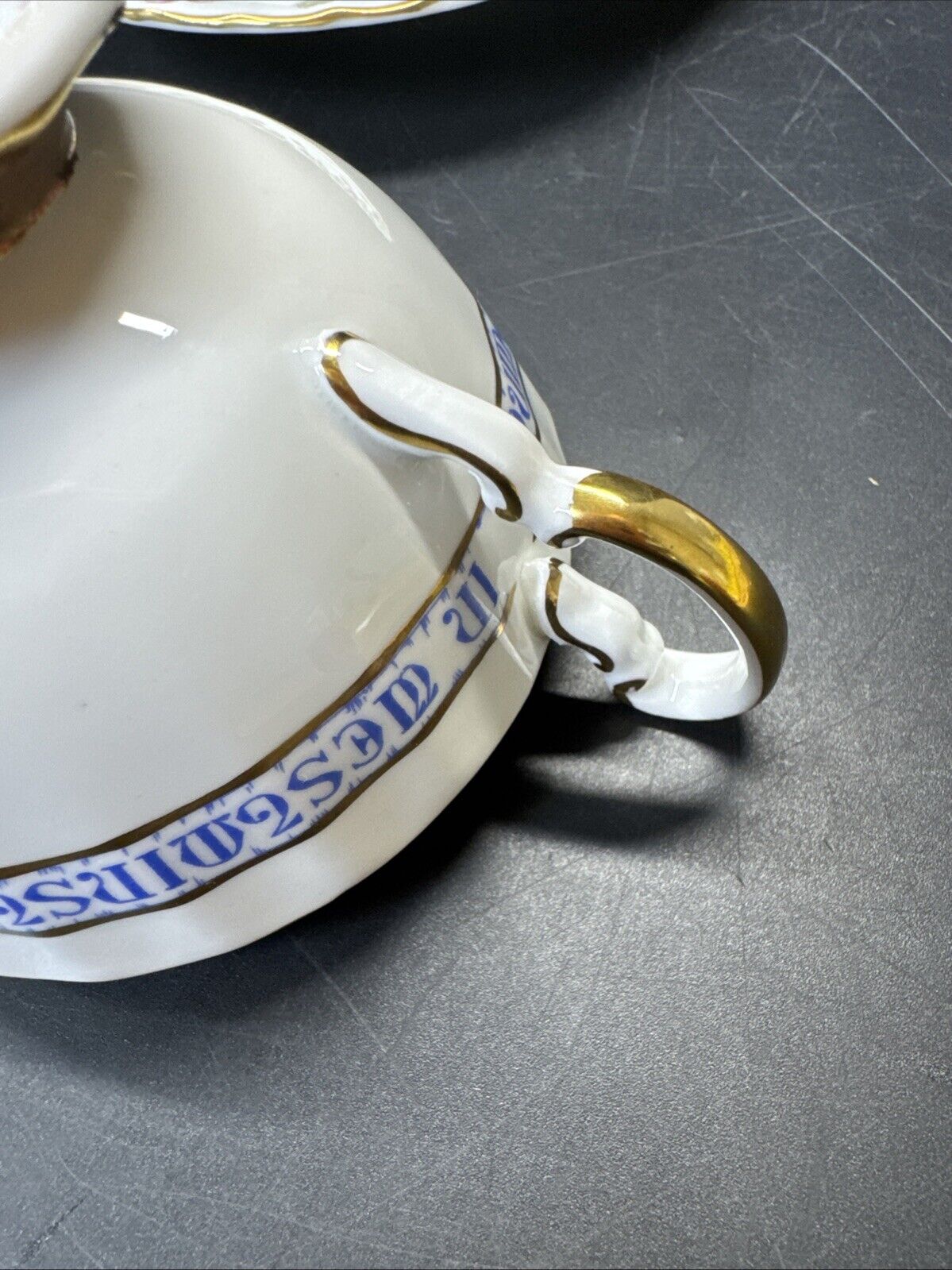 Aynsley Queen Elizabeth II 1953 Coronation Teacup and Saucer  - England