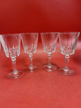 Vintage Cristal d'Arque Durand Chantelle Cordial Glass Set of 4