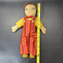 Vintage Handmade Cloth Doll 13”