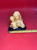 Vintage Italian Plastic Madonna and Child Figurine