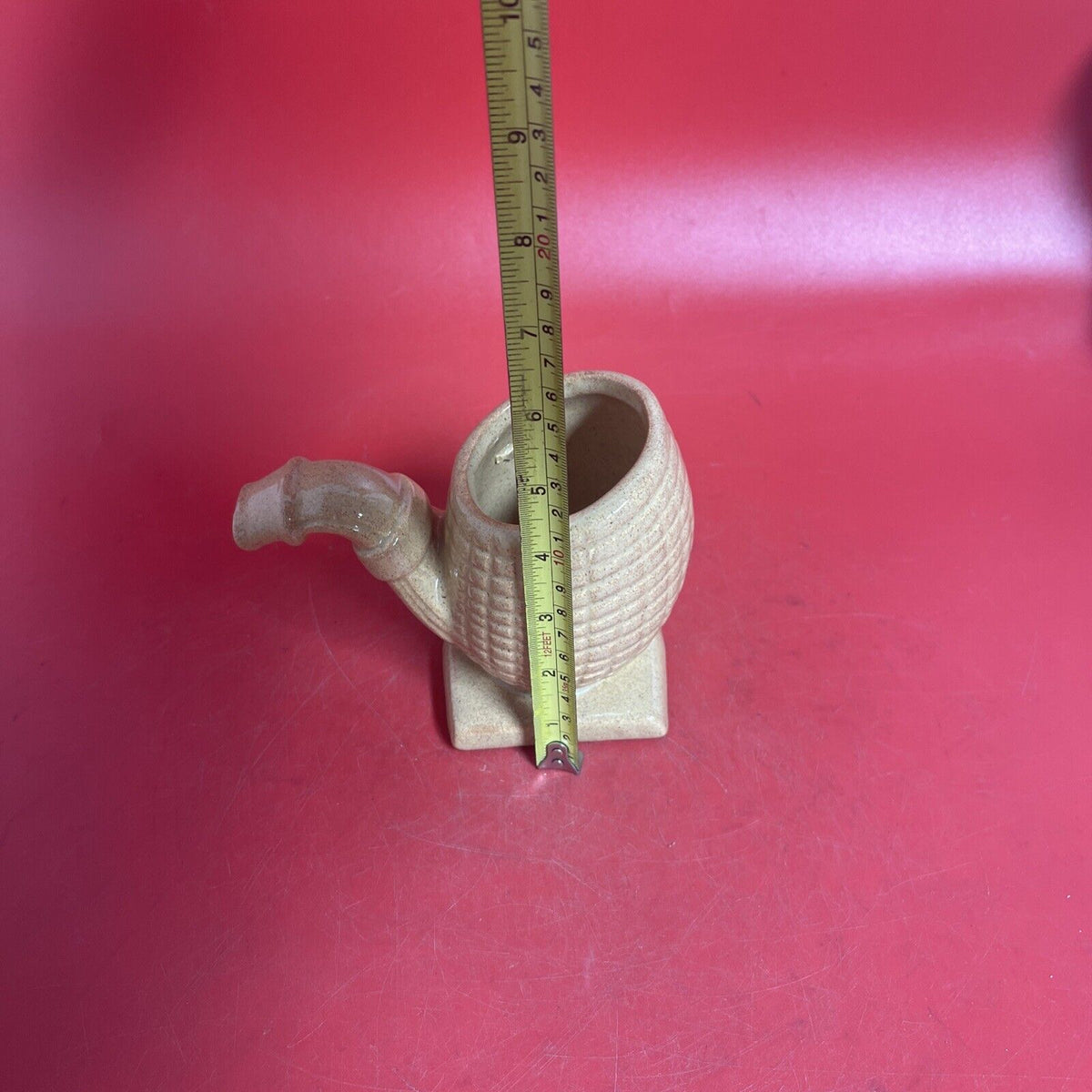 Vintage MCM Ceramic Pipe Shaped Pipe / Tabacco Holder