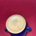 Roseville Fuchsia Blue  Vintage Art Pottery Ceramic Flower Vase 893-6