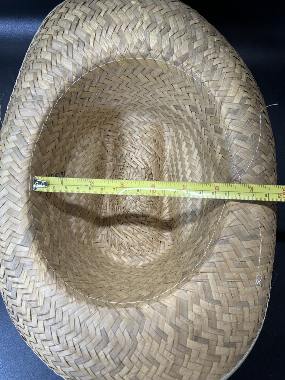 Vintage Jagermeister Jager So Smooth Straw Cowboy Hat Made Mexico