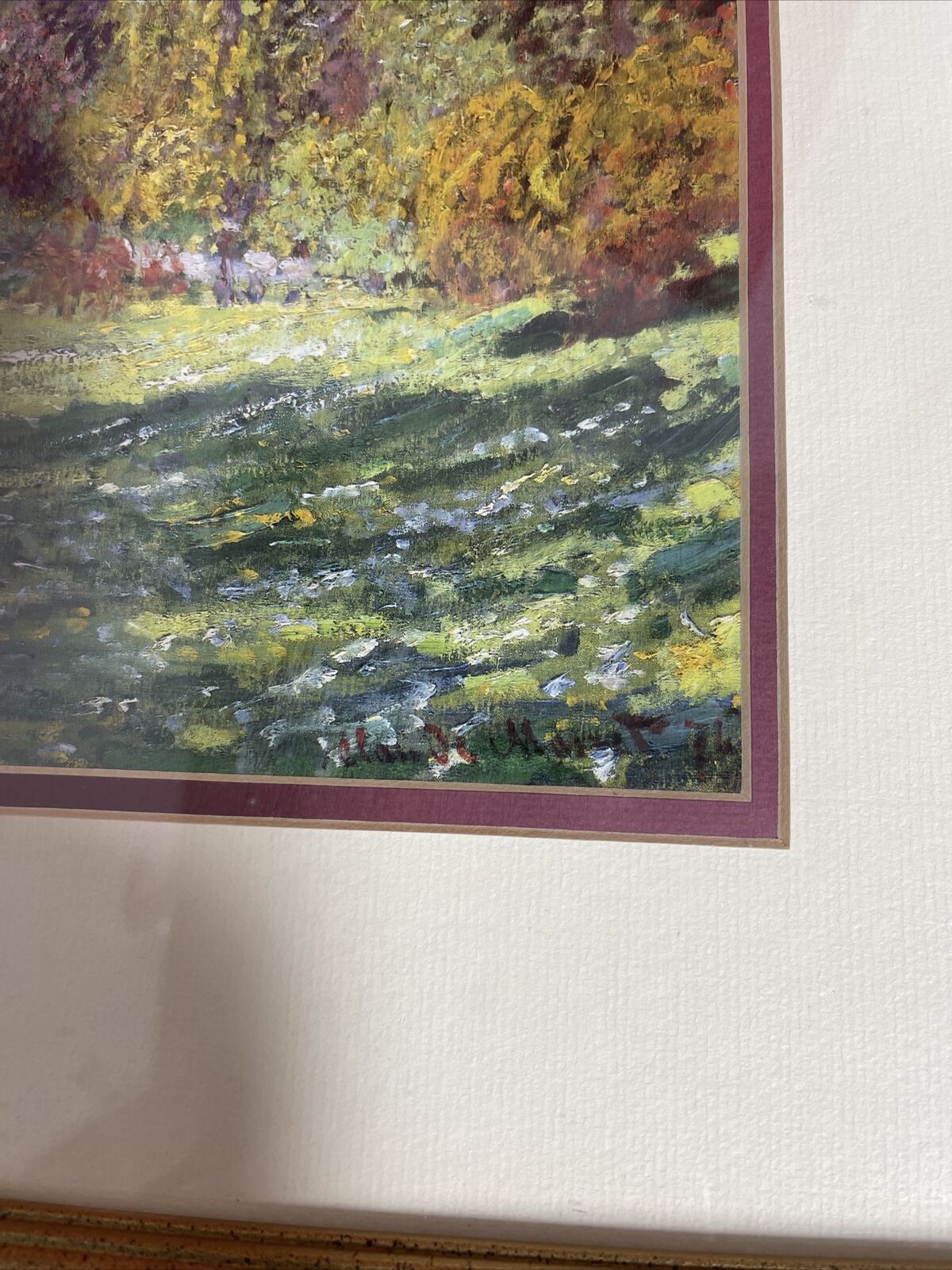 The Park by Claude Monet Giclee Fine Art Print Reproduction on Canvas