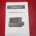 Emerson Two Screen 7" car DVD player PDE-2725N No Tested!