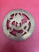 Vintage Brass Trivet with Pattern Lot 3 #8