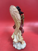 African American Woman Angel Black Musician Angel Figurine - 10”