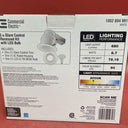 Lot Of 4 Commercial Electric  White 5” Glare Control Recessed Kits with LED bulb
