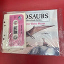 Vintage Lot Of 4-1989 McDonalds Dinosaurs Talking Story Books/Cassette Tapes