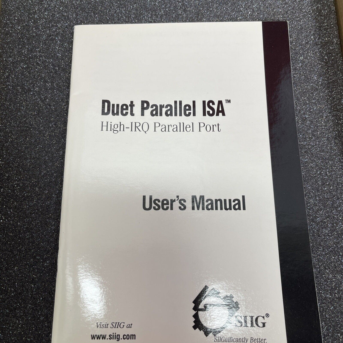 SIIG IO1878 Duet Parallel PCI I/O Card with Cable