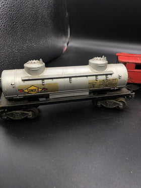 Vintage Lionel Trains O Gauge Post War Pennsylvania Metal Caboose Sunoco
