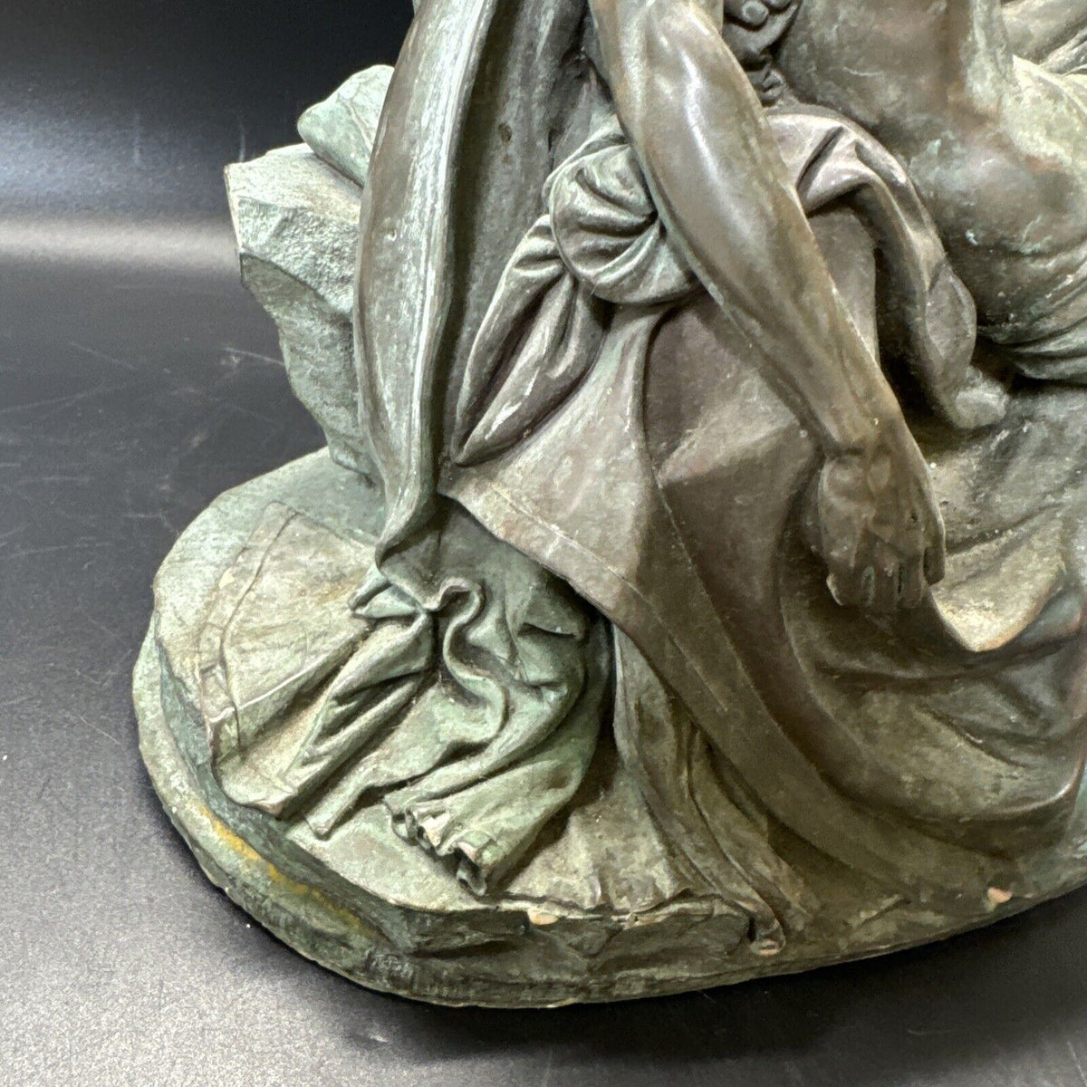 Vintage Pieta Statue Mary & Jesus Christ  Catholic 10" Figure