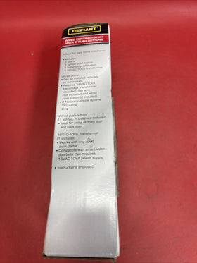 Defiant Wired Contractor Doorbell Kit with 2 Wired Push Buttons, White