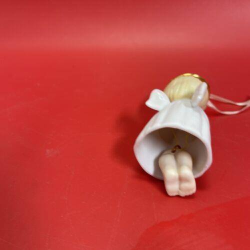 Vintage ceramic angel bell set 3