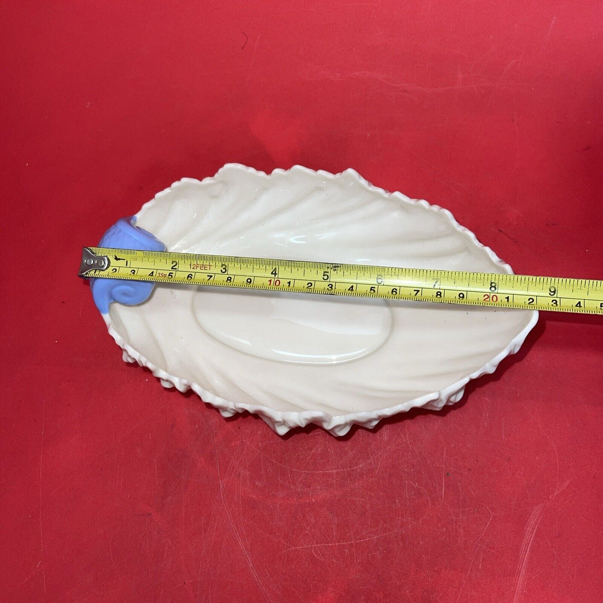 Lenox Vintage Leaf Shaped Porcelain Candy Bowl Lot 2