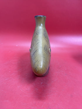 Retro-style Flower Vase Muted Colors Unique Shape