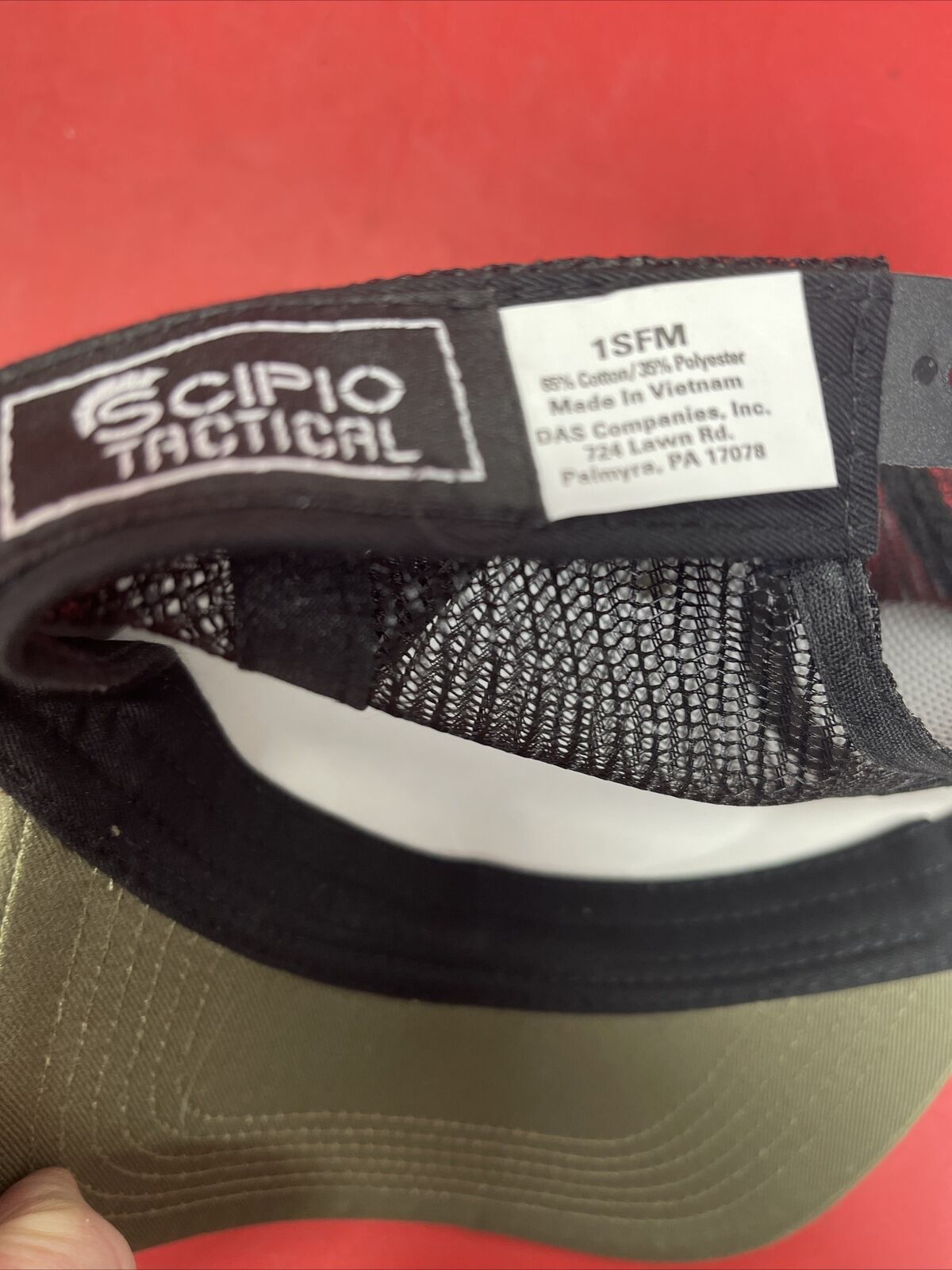 Scipio  Tactical Hat SCPO2BLK - Adjustable Fit All Cotton Trucker Hat Lot 11