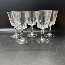 Cristal d'arques cordials Avignon glasses/ Set Of 5