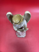 Vintage  Angel Figure Pottery Playing Mandolin