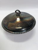 Vintage Silver Plate Serving Bowl Lid