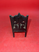 Vintage Miniature Dollhouse Wooden Chair, Rocking chair, Painting Lot