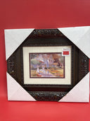 Painting,,Nature,house,ladies with children’s ‘’ Vintage photo frame 16x14