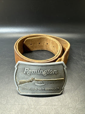 Remington 22 Rifle Belt Buckle Two toned/ 1976 Limited Edition