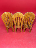 Victorian ANTIQUE CHAIR LOT Wood Dollhouse Furniture Dining Room 1930s