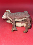 ANTIQUE OX DRAWN YUNTA WOODEN SCULPTURE