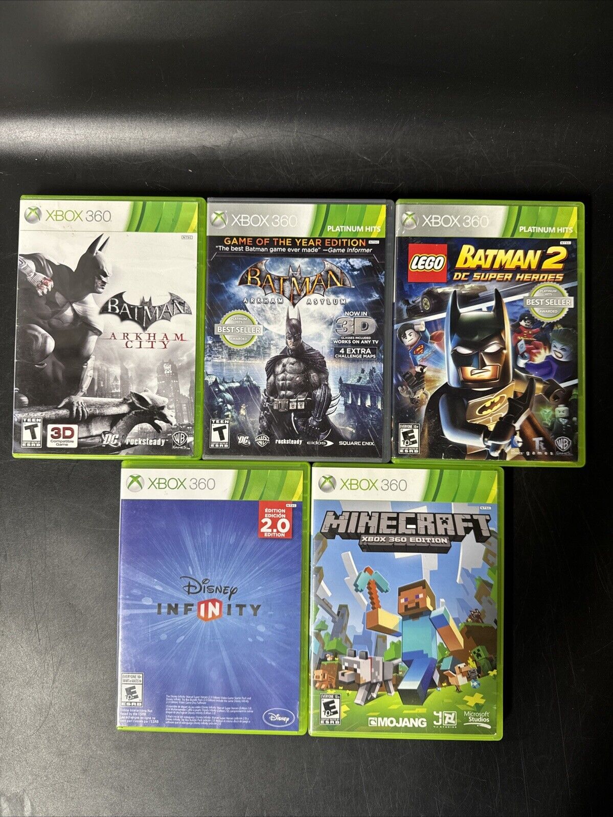 Lot Of 5 Xbox Games In Original Box, *27