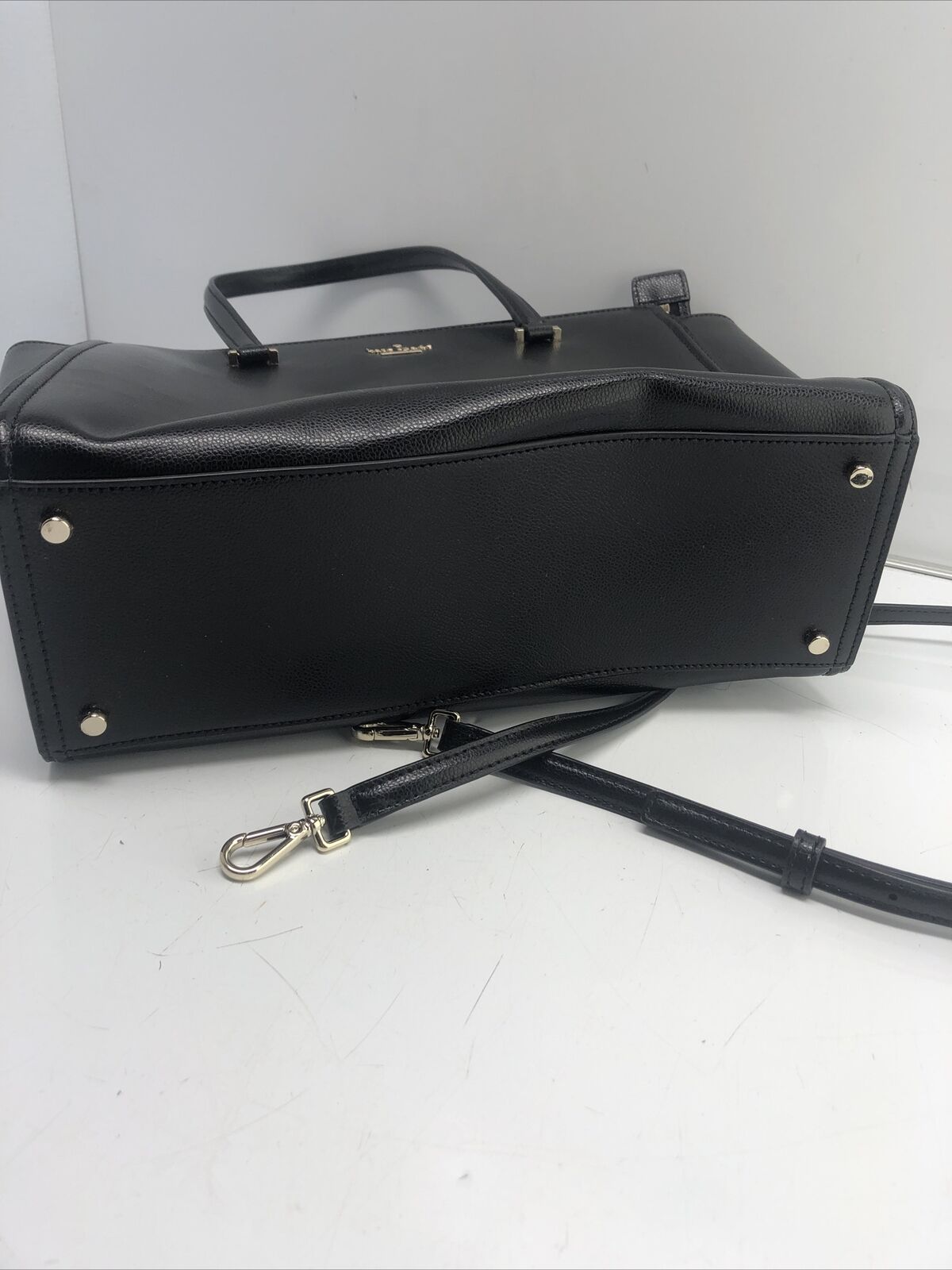 Kate Spade Hayden Jackson Street Leather Satchel Black