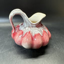 Vintage SMALL Red & Gray PITCHER VASE RF