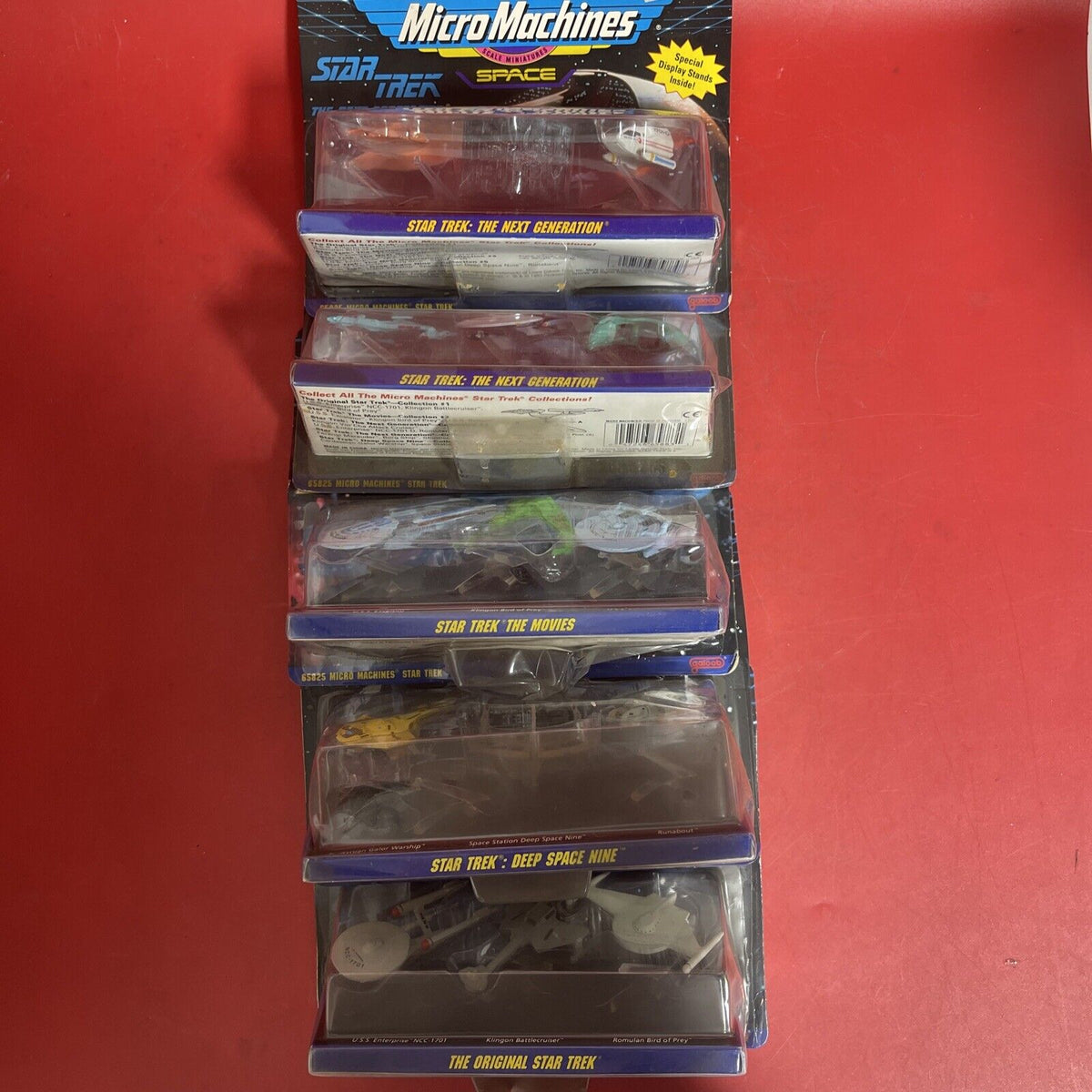 Galoob- Micro Machines Lot- Star Trek Next Gen, Movies, Original, Generations 5