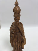 Chinese Exquisite Hand-carved Guanyin Carving Boxwood statue