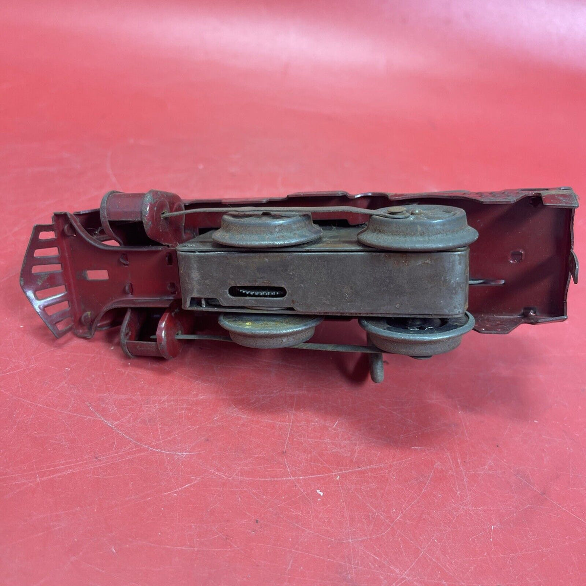 Train Engine Key Vintage red locomotive, winding mechanism key – Treasures1906
