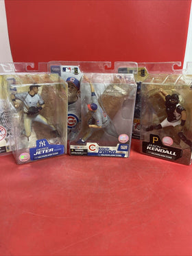 McFarlane MLB Figures: Derek Jeter/Mark Prior/Jason Kendall Lot 3