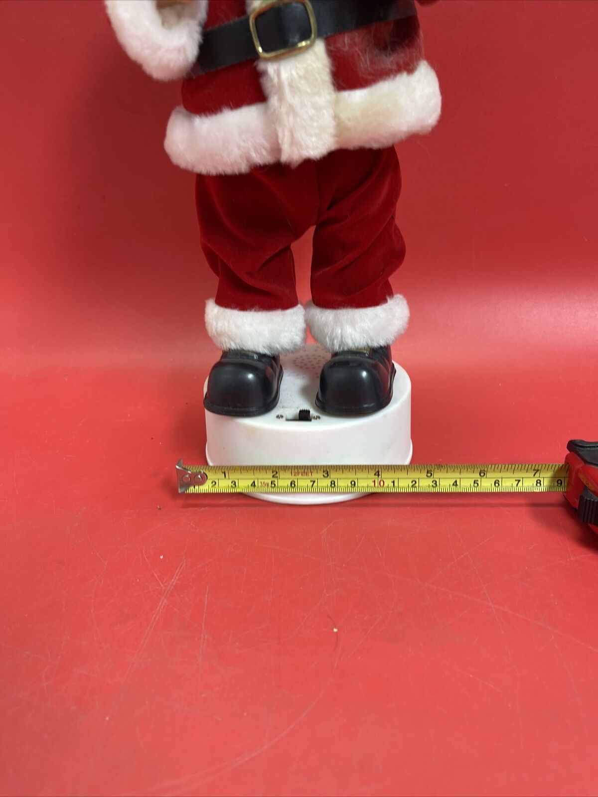 Vintage 90s Musical Action Santa Claus Christmas Figure New In Box Plays 3 Songs