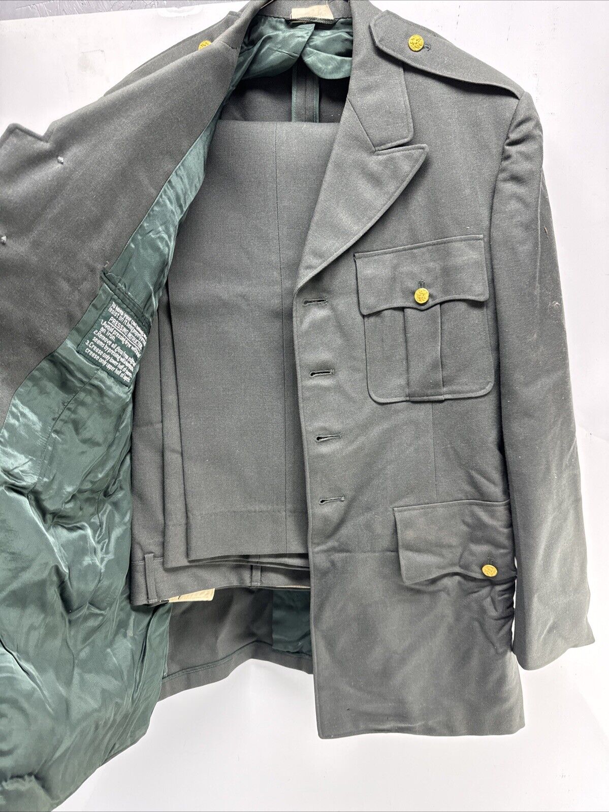 US Army Uniform Coat & Pants Suit Outfit