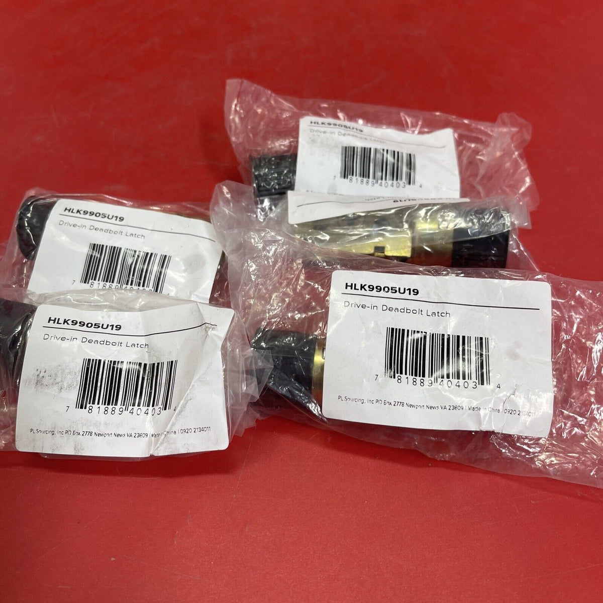 Miseno MLK5099SN Drive-In Deadbolt Latch - Lot 5