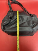 SIMPLY VERA VERA WANG Buena Black Satchel Shoulder Hand Bag Purse