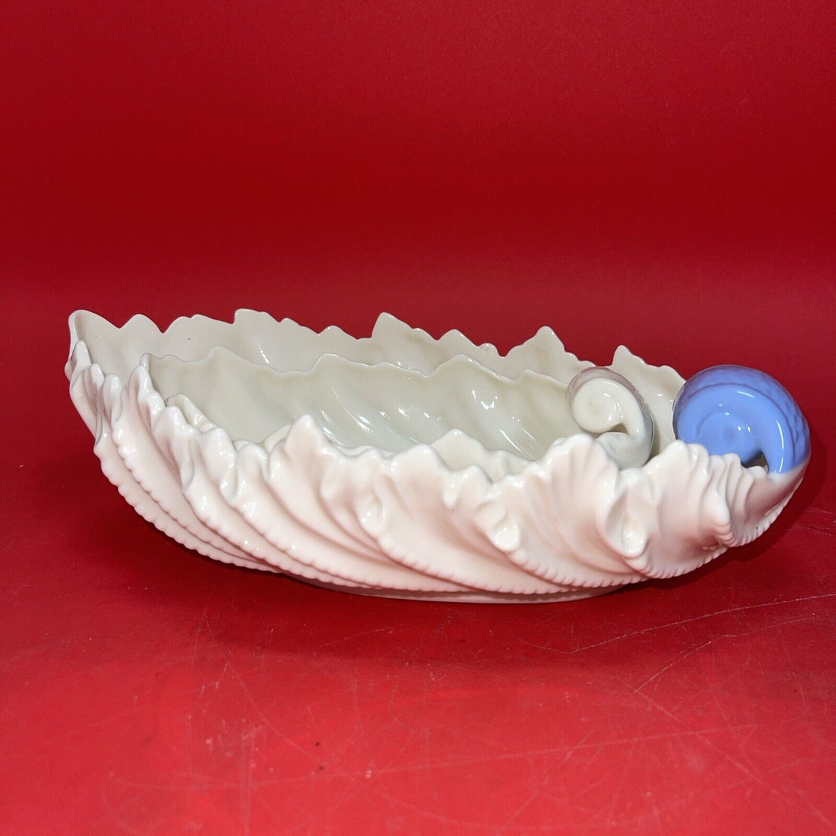 Lenox Vintage Leaf Shaped Porcelain Candy Bowl Lot 2