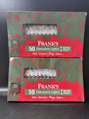 FRANK'S 50 MINIATURE CHRISTMAS LIGHTS/ Lot Of 2