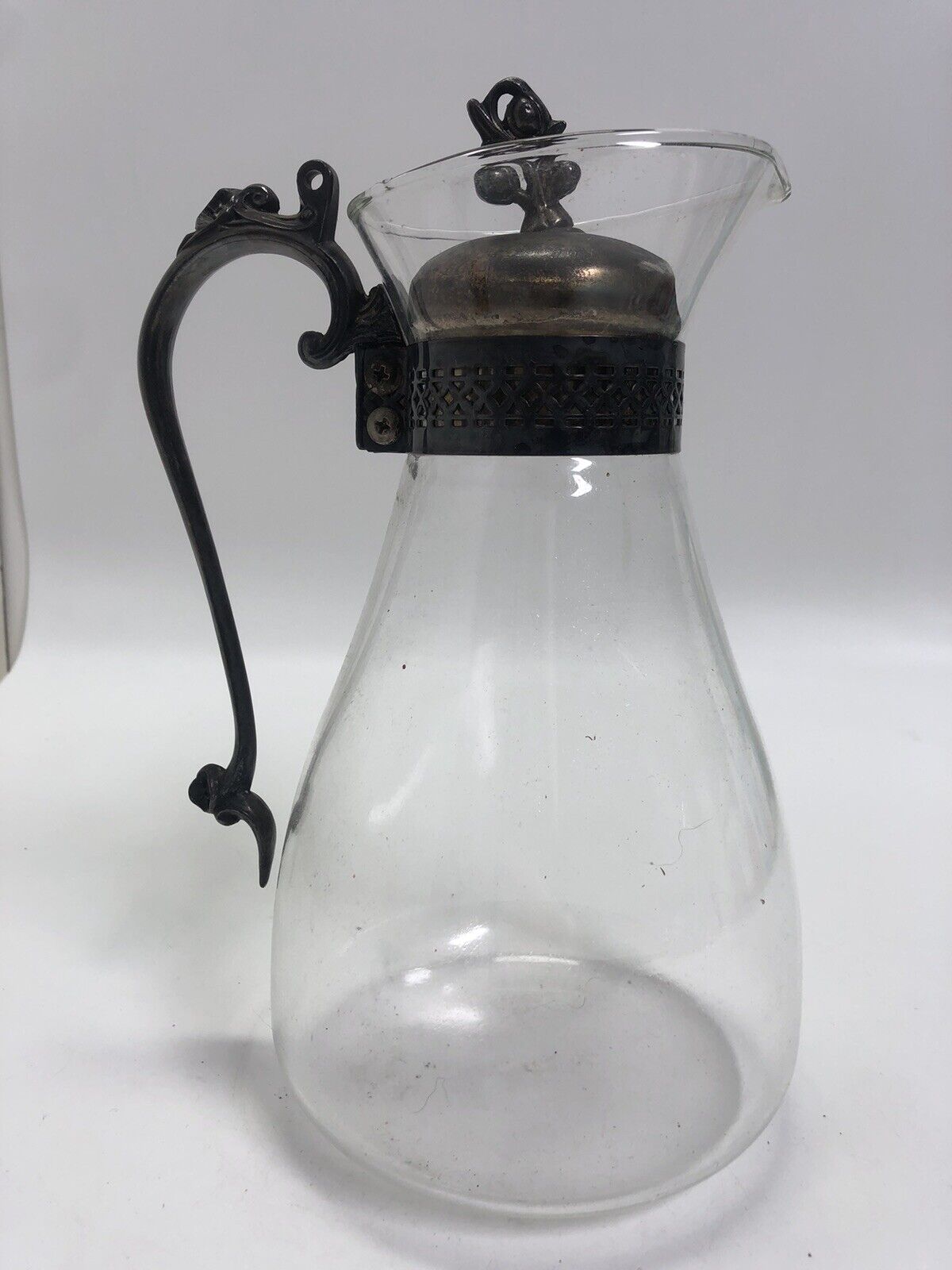 Vintage Antique FB. Rogers Silver Co.1883 Silver Plated Coffee/Tea Pot