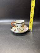 Collectors Vintage Hand Painted Tea Cup & Saucer  Japan