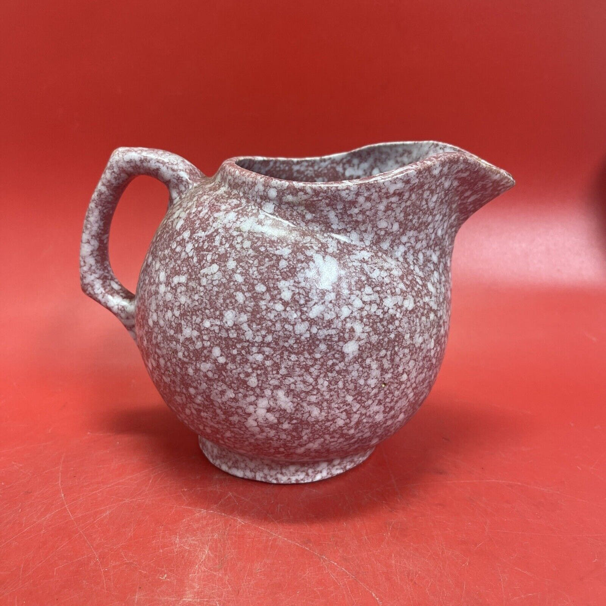 Spongeware Vintage Ball Jug with Ice Lip - #170 USA