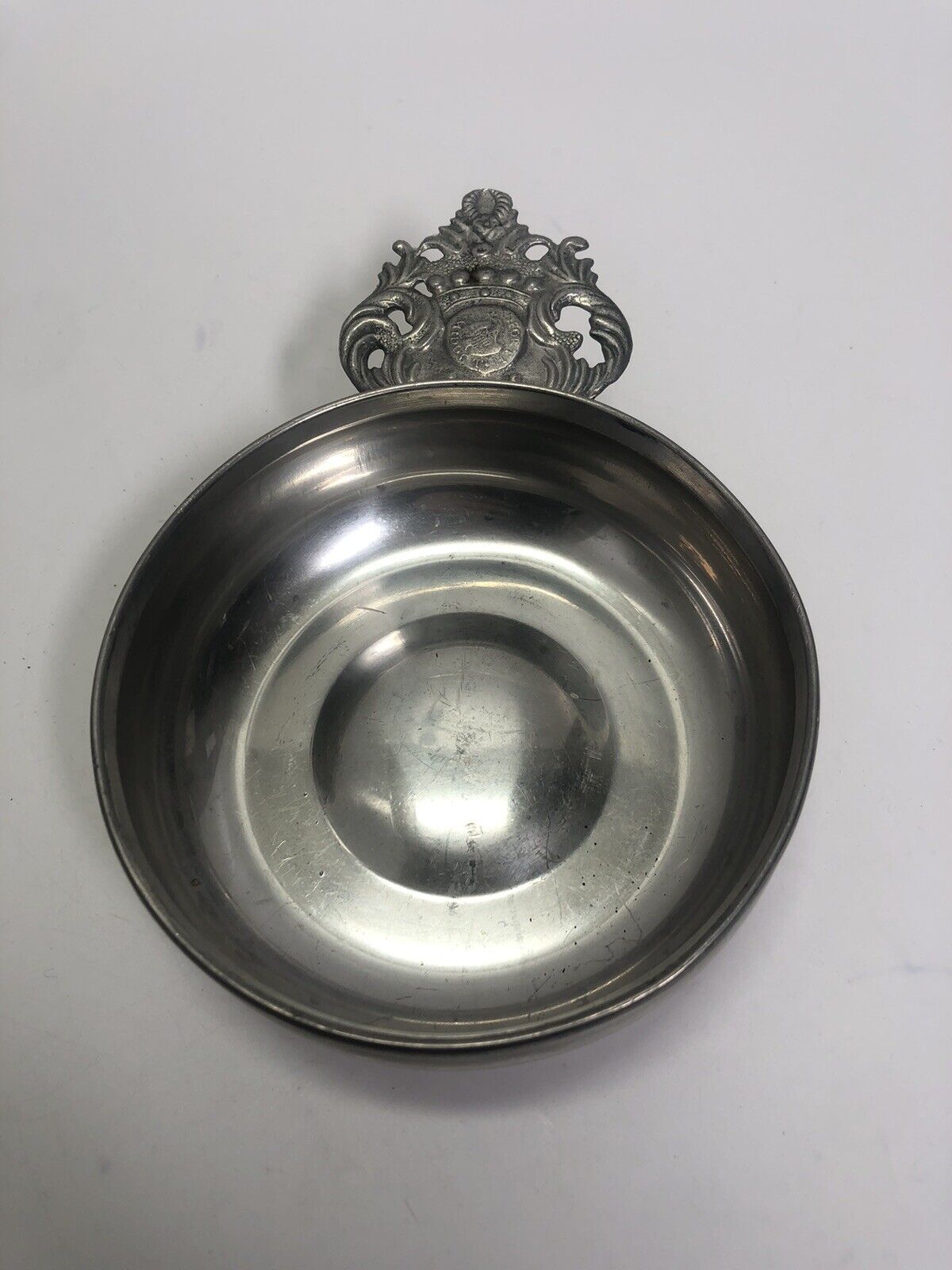 Vintage OLD STURBRIDGE VILLAGE STIEFF PEWTER PORRINGER Bowl