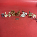 Miniature  Figurine Collection 1.5" Tall Lot Of 12
