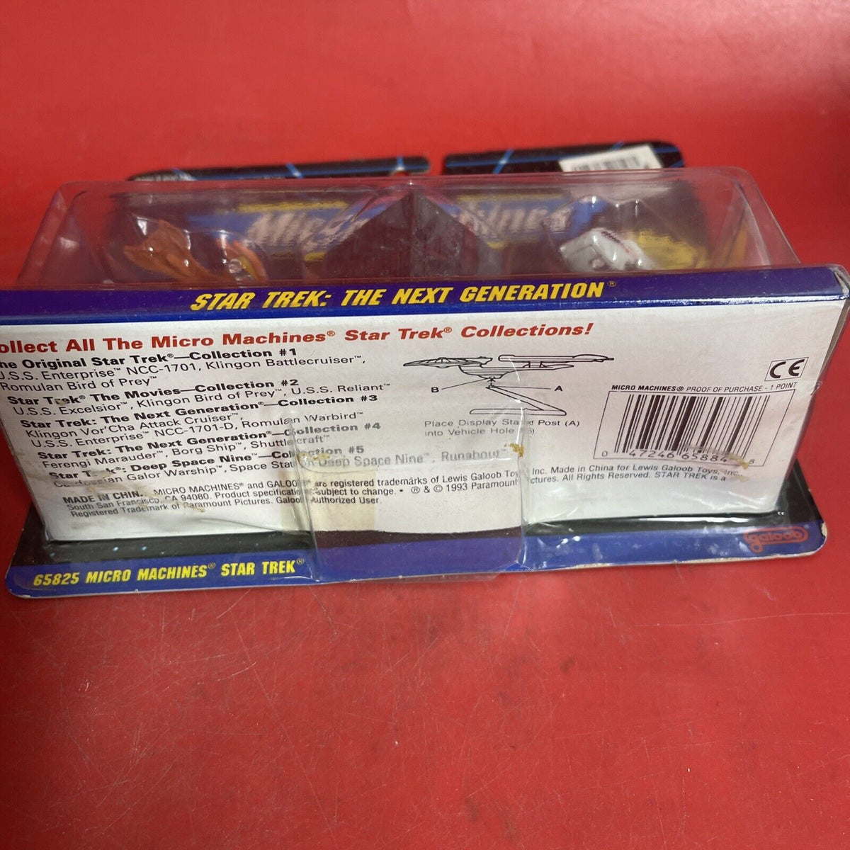Galoob- Micro Machines Lot- Star Trek Next Gen, Movies, Original, Generations 5